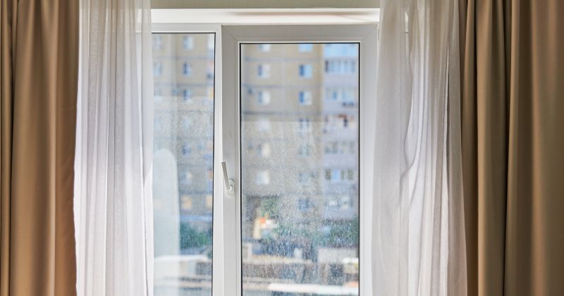 Double Casement Windows installed in a modern interior house
