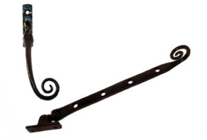 Traditional window fittings monkey tail peg stay