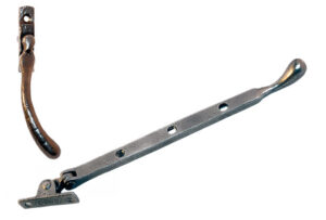 Pewter iron peg stay and handle